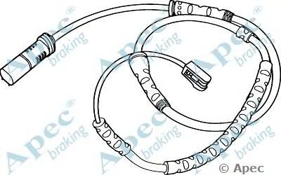 APEC BRAKING wir5251 -  Указатель износа, накладка тормозной колодки